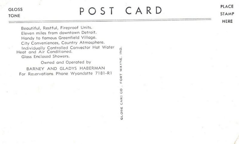 Town & Country Motel (Town and Country Motel) - Vintage Postcard (newer photo)